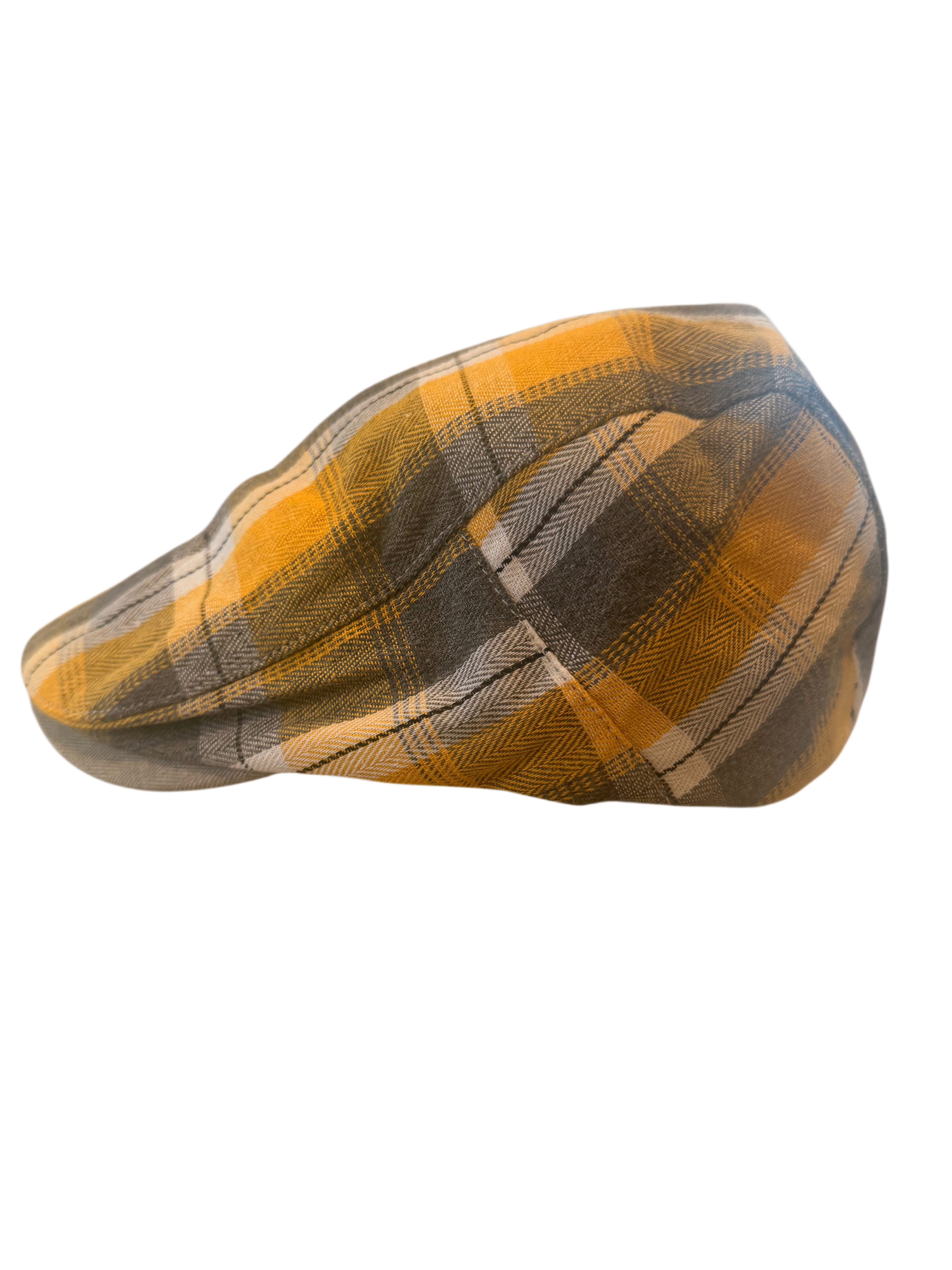 The Gold District Plaid Flat Cap