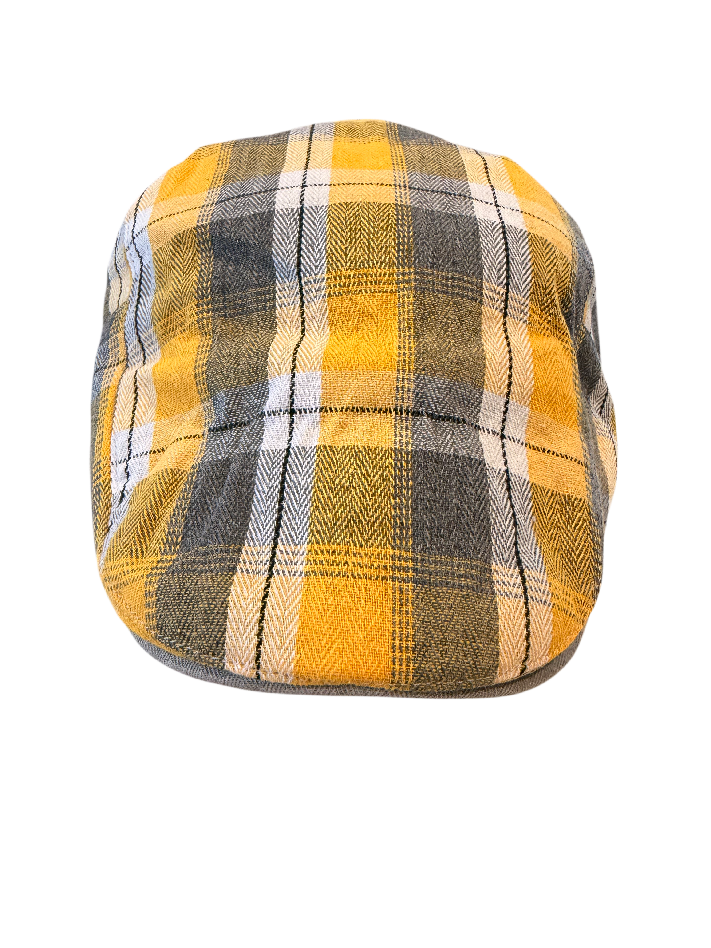 The Gold District Plaid Flat Cap