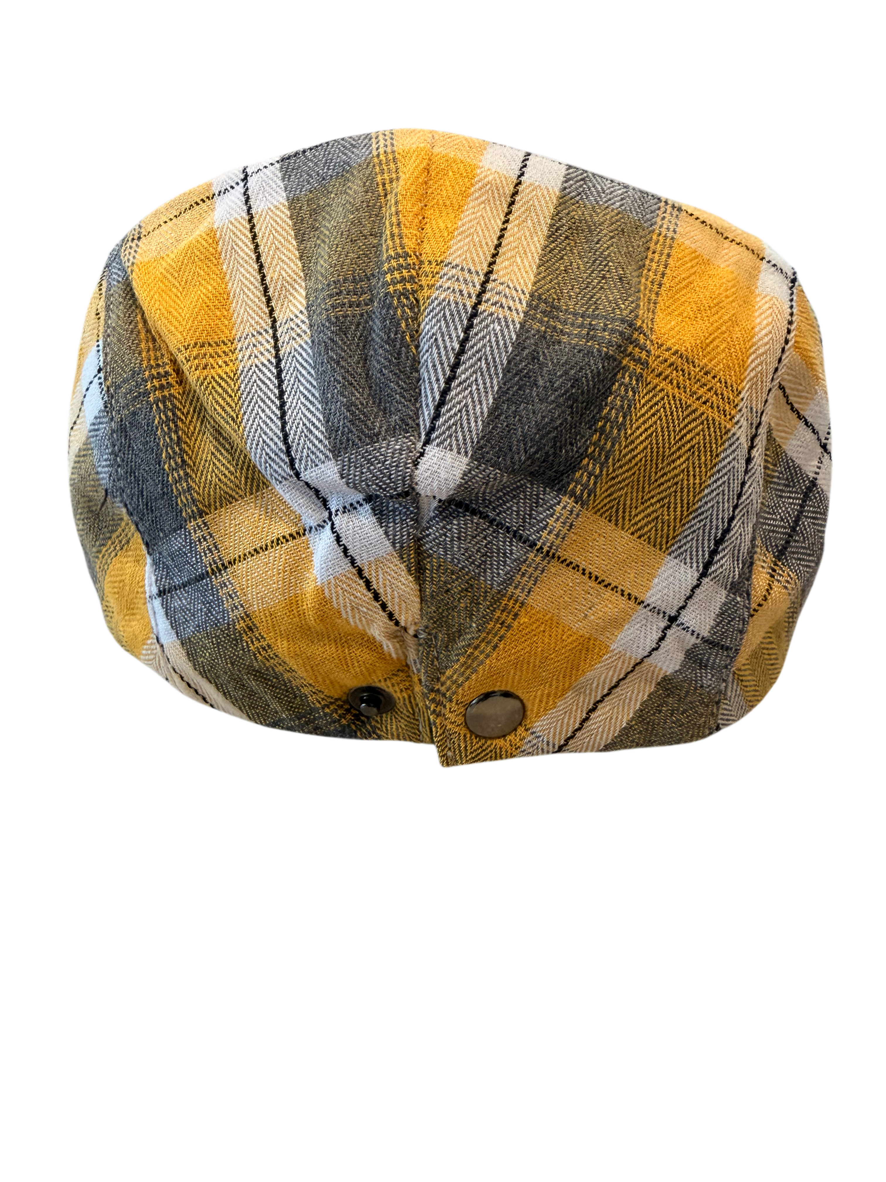 The Gold District Plaid Flat Cap